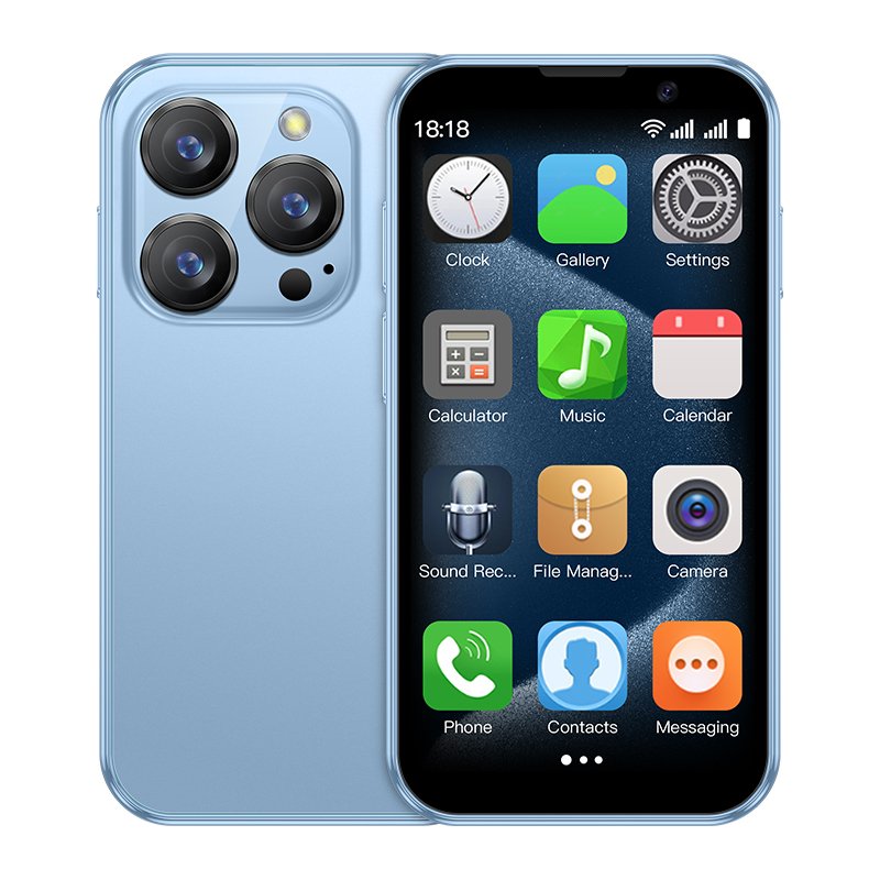 Mini Phone XS18Pro 3.0 Inch HD Quad Core Super Small 3G Mobile Mini Smartphone Student Pocket Cellphone